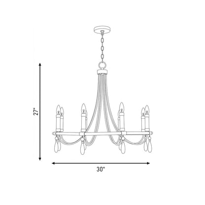 Mayfair 8-Light Chandelier