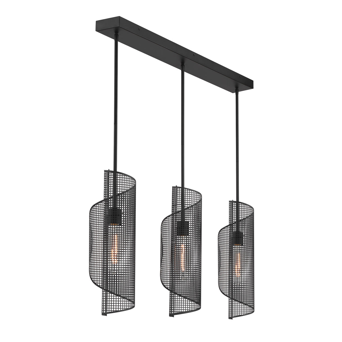 Savoy House Hillbourne 3-Light Linear Chandelier - alternate view