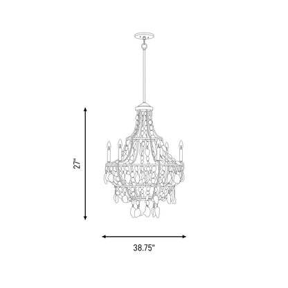 leanne 6 light chandelier by breegan jane in 1 8403 6 128