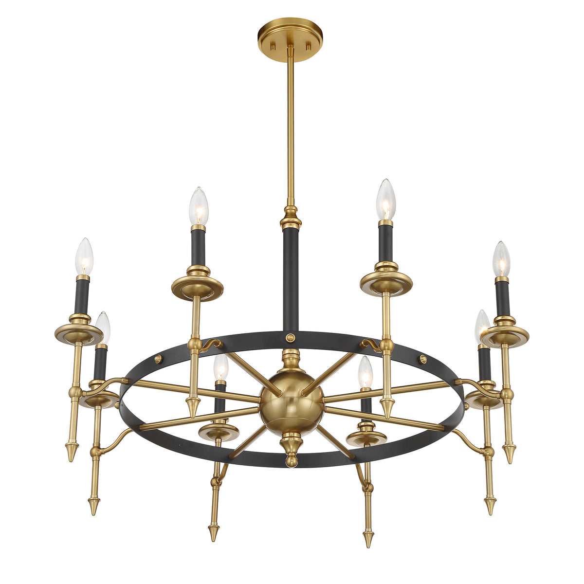Savoy House Consulate 8-Light Chandelier - alternate view
