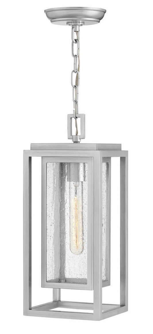 Hinkley Republic Outdoor Hanging Lantern Satin Nickel