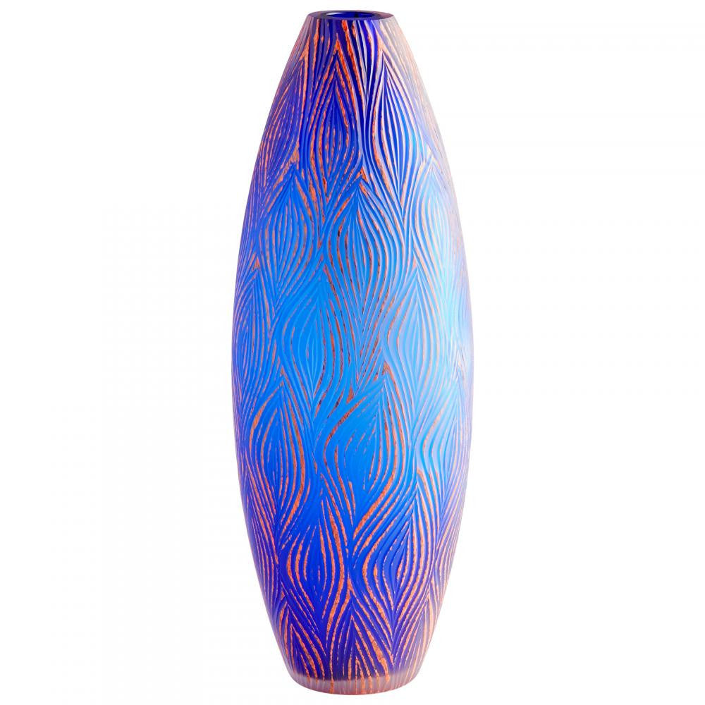 Cyan Design Fused Groove Vase 17.25"H
