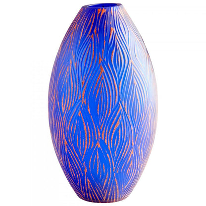 Cyan Design Fused Groove Vase 9.5"H