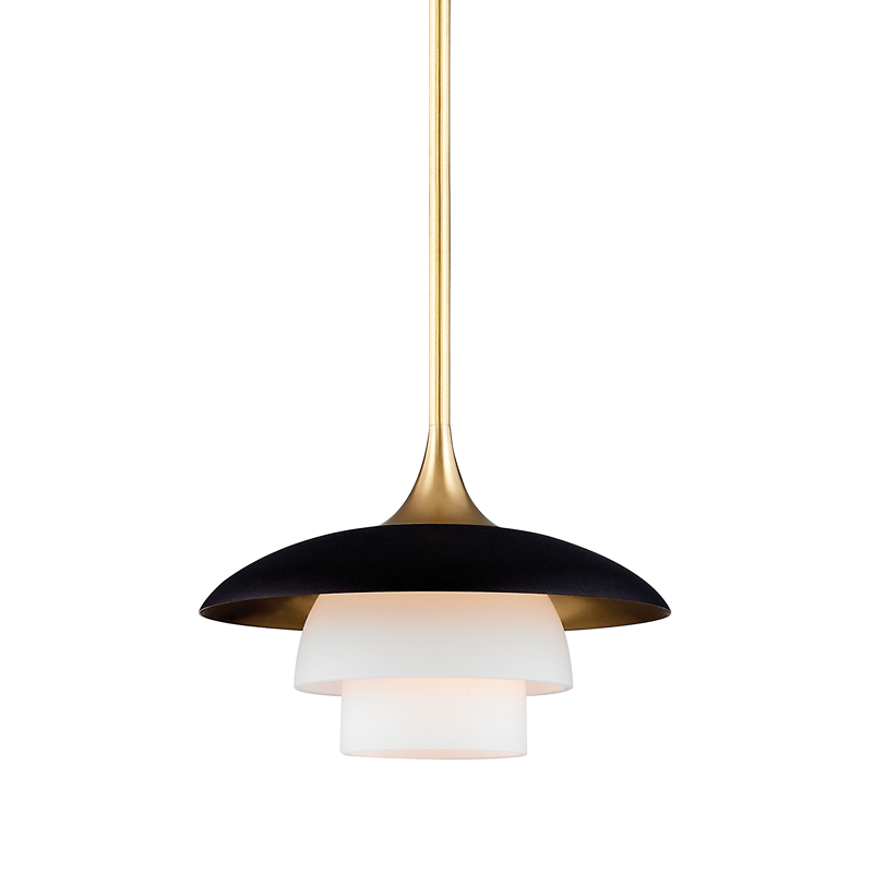 Hudson Valley Barron Pendant Aged Brass