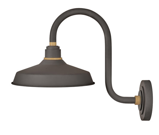 Hinkley Foundry Classic Outdoor Gooseneck Barn Light Museum Bronze