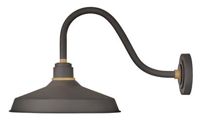 Hinkley Foundry Classic Outdoor Gooseneck Barn Light Museum Bronze
