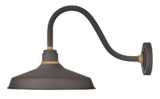 Hinkley Foundry Classic Outdoor Gooseneck Barn Light Museum Bronze