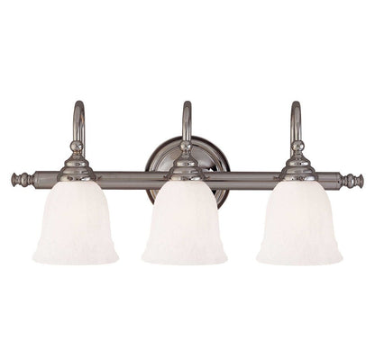 Savoy House Brunswick 3-Light Bath Vanity Chrome