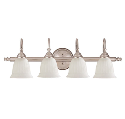 Savoy House Brunswick 4-Light Bath Vanity Satin Nickel