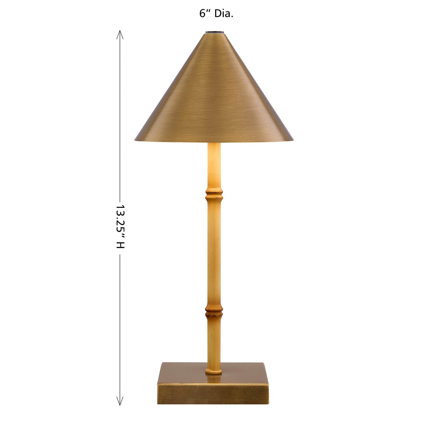 Mae 1-Light Portable Rechargeable LED Table Lamp