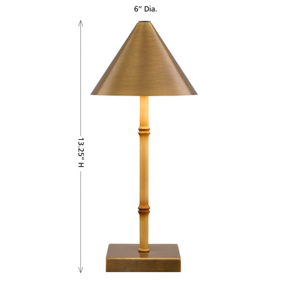 Mae 1-Light Portable Rechargeable LED Table Lamp