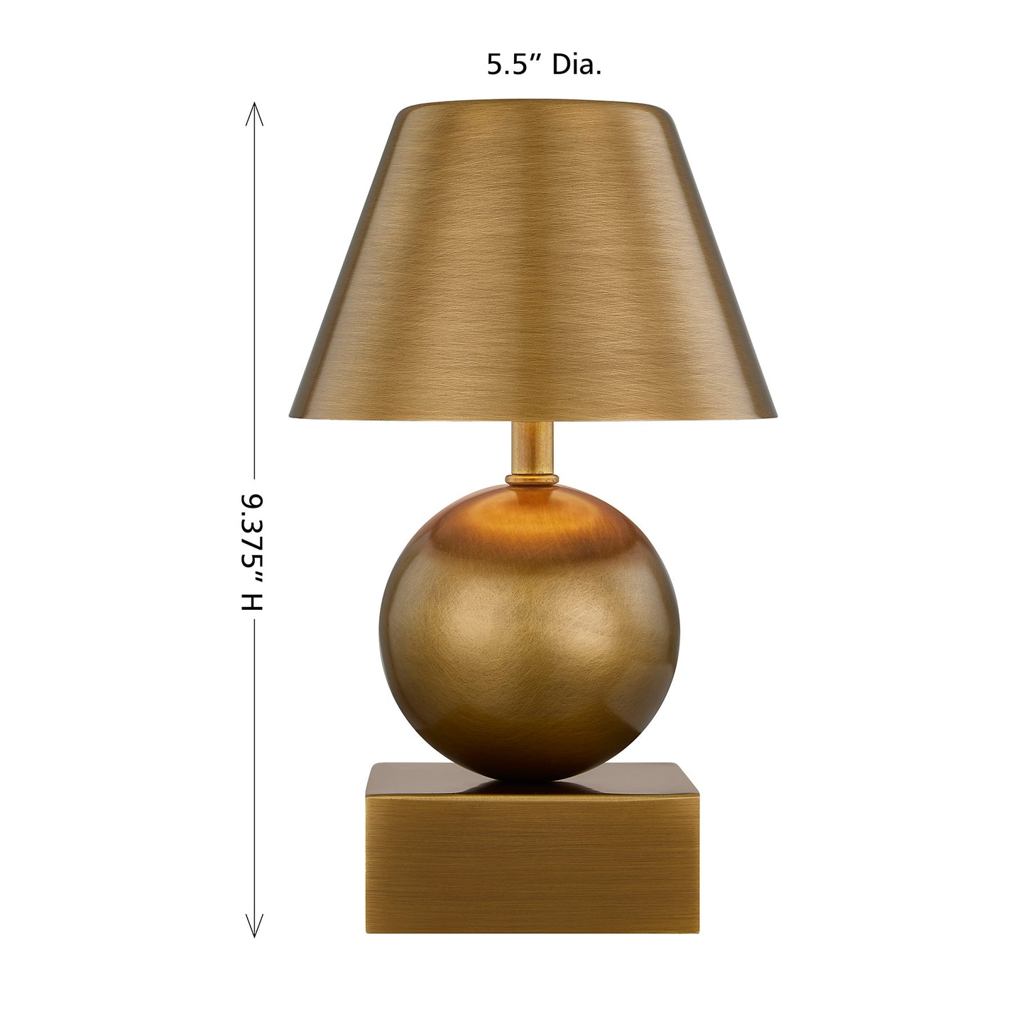 Silas 1-Light Portable Rechargeable LED Table Lamp