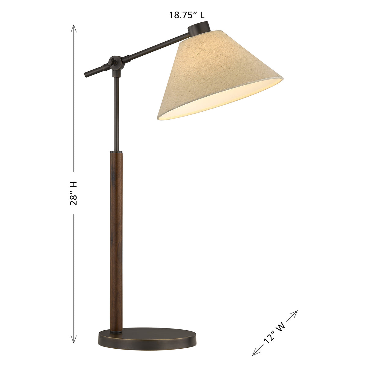 Savoy House Erie 1-Light Table Lamp - alternate view