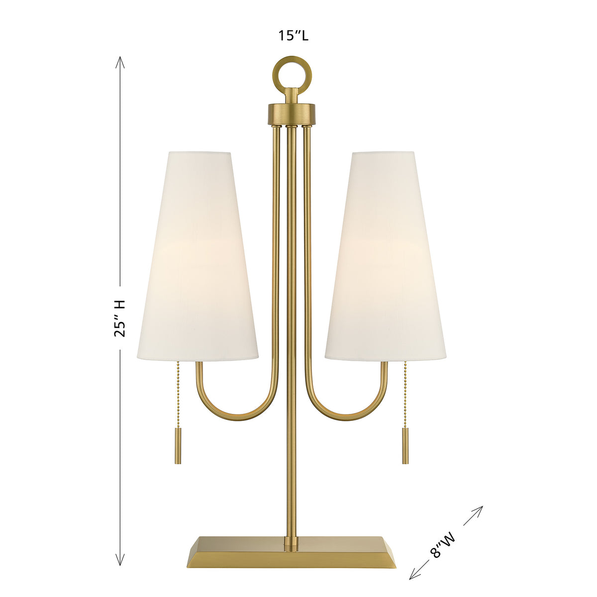 Savoy House Wilkes 2-Light Table Lamp - alternate view