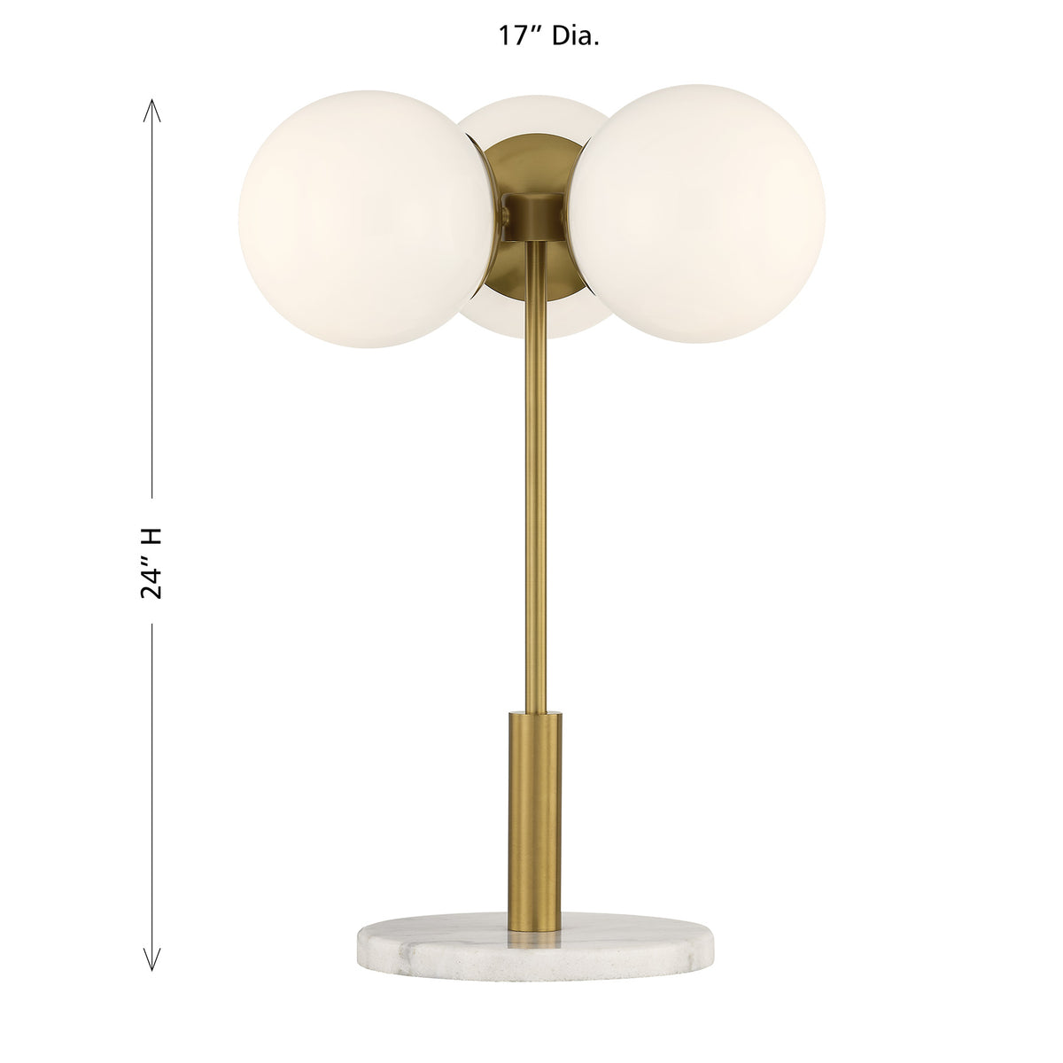 Savoy House Turin 3-Light Table Lamp - alternate view