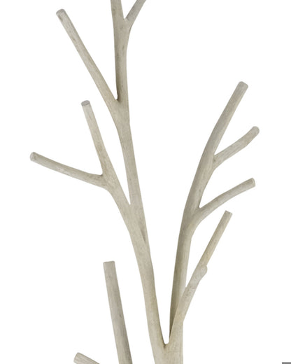 Countryhouse Coat Tree, Faux Bois Natural, 27W, Currey and Company 1101