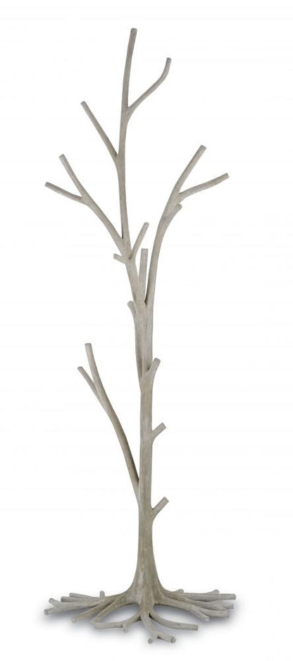 Countryhouse Coat Tree, Faux Bois Natural, 27W, Currey and Company (1101 GK4A)