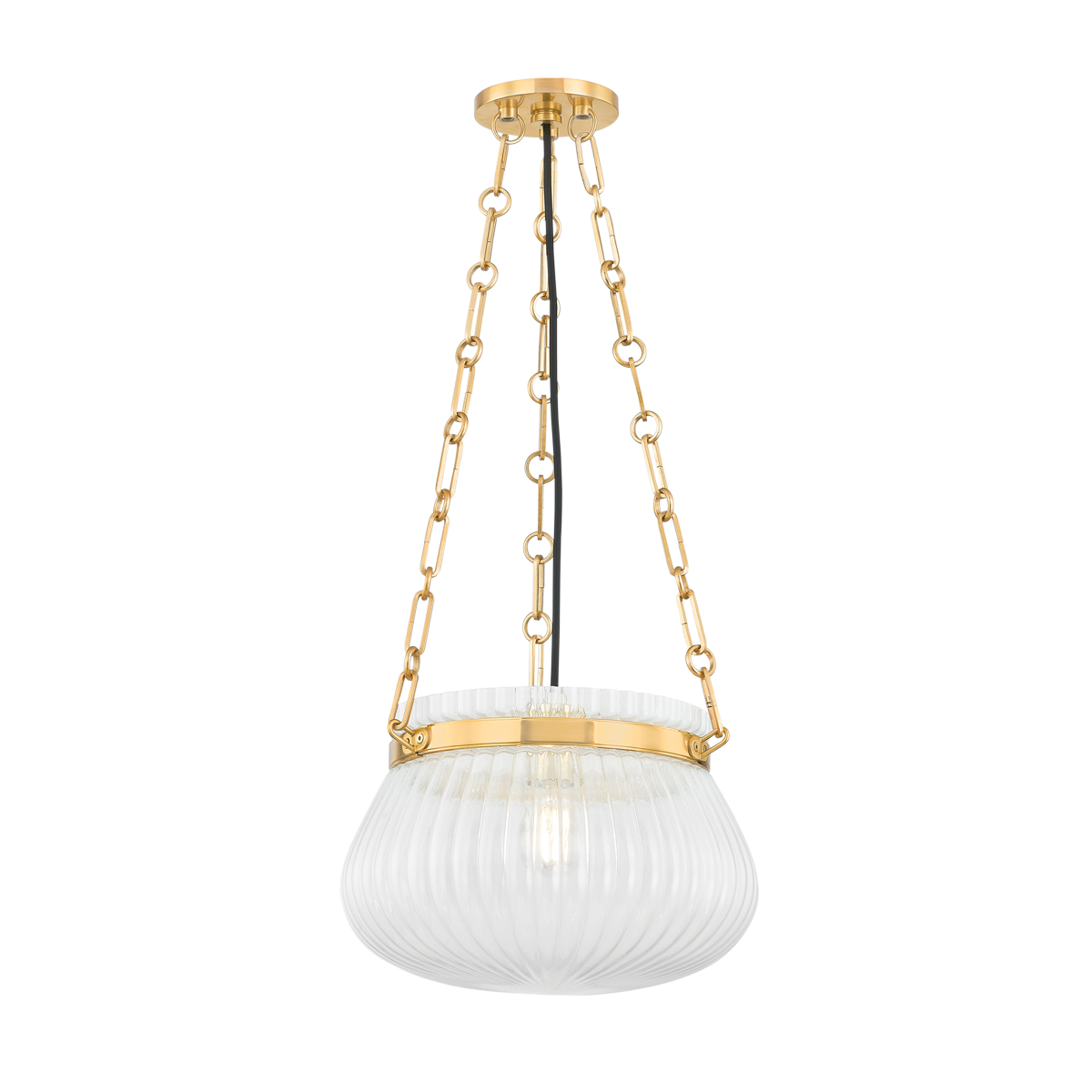 Hudson Valley Granby 13" Pendant Aged Brass