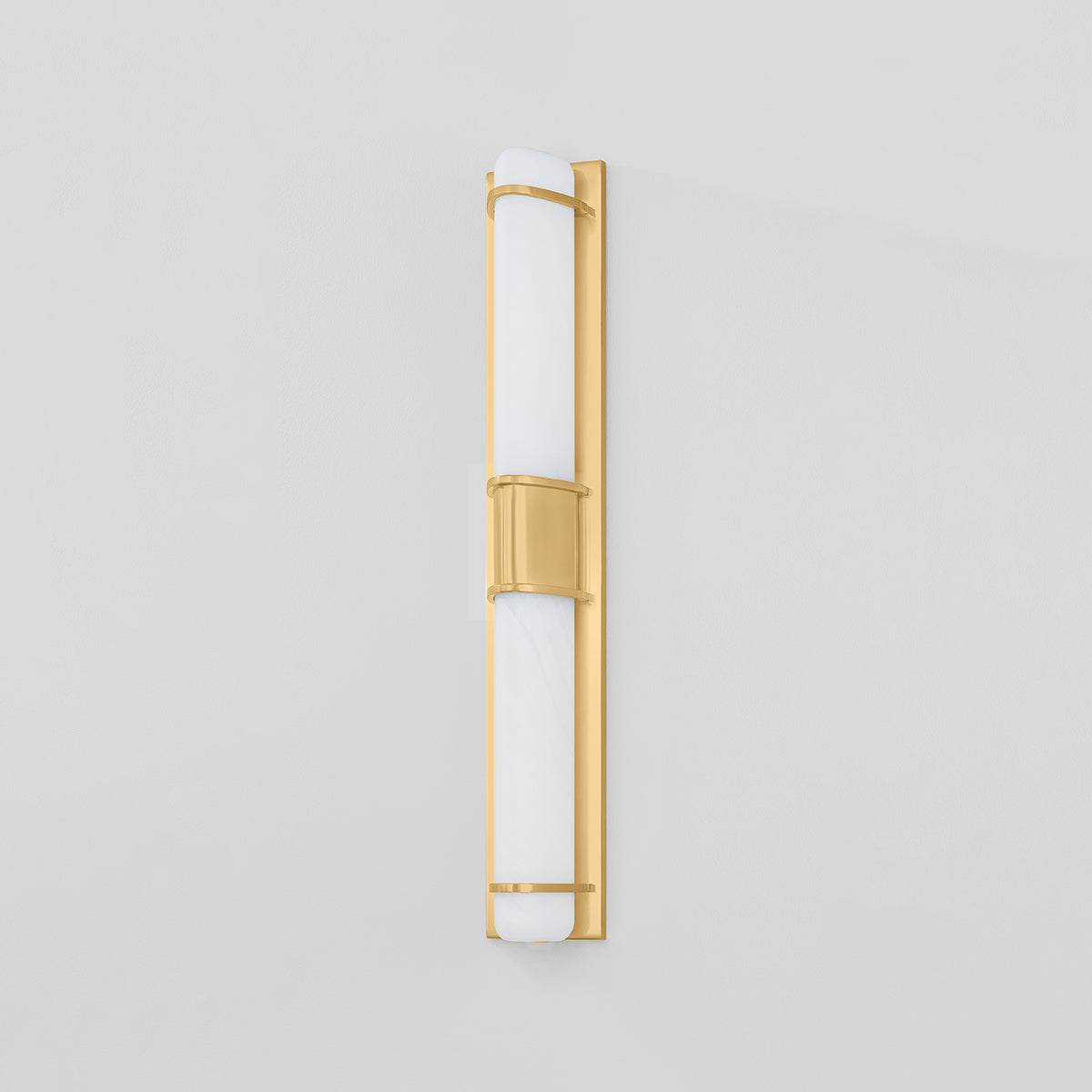 Hudson Valley Tottenville 2-Light Wall Sconce Aged Brass detail view 1
