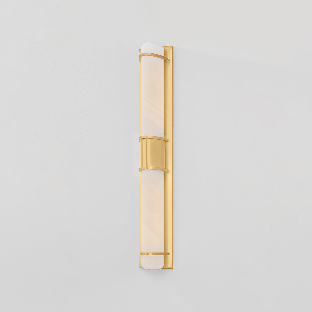 Hudson Valley Tottenville 2-Light Wall Sconce Aged Brass detail view 2