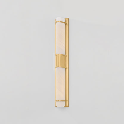 Hudson Valley Tottenville 2-Light Wall Sconce Aged Brass detail view 2