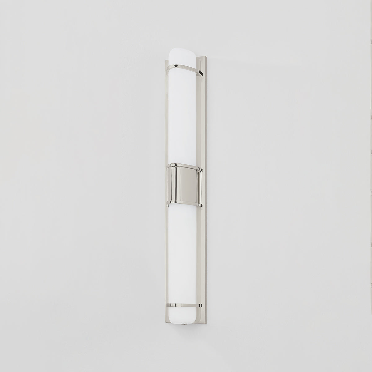 Hudson Valley Tottenville 2-Light Wall Sconce Polished Nickel detail view 1