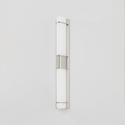 Hudson Valley Tottenville 2-Light Wall Sconce Polished Nickel detail view 1