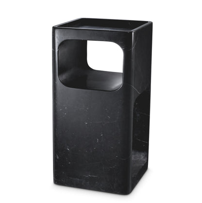 Eichholtz Adler Side Table, Honed Black Marble (113633)