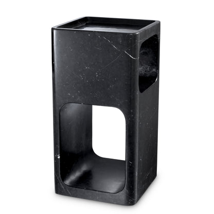 Eichholtz Adler Side Table, Honed Black Marble (113633)