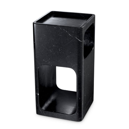Eichholtz Adler Side Table, Honed Black Marble (113633)