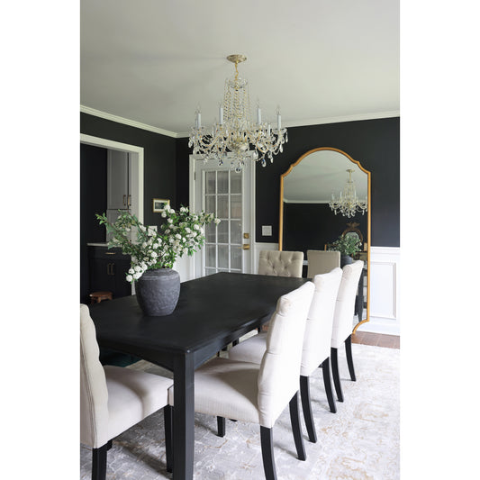 Traditional Crystal 8 Light Hand Cut Crystal Chandelier