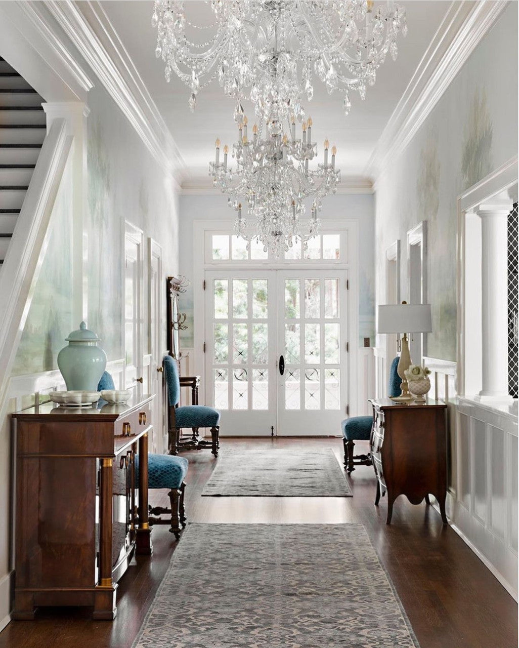 Crystorama Traditional 16 Light Crystal Chandelier Polished Brass