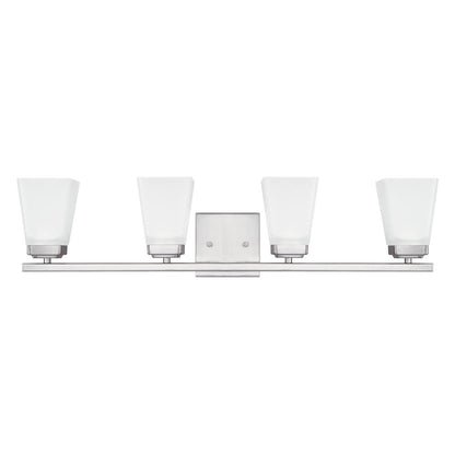 Baxley 4-Light Vanity - Polished Nickel