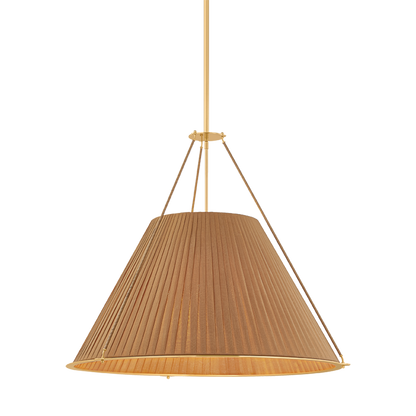 Hudson Valley Sunside 5-Light Chandelier Aged Brass