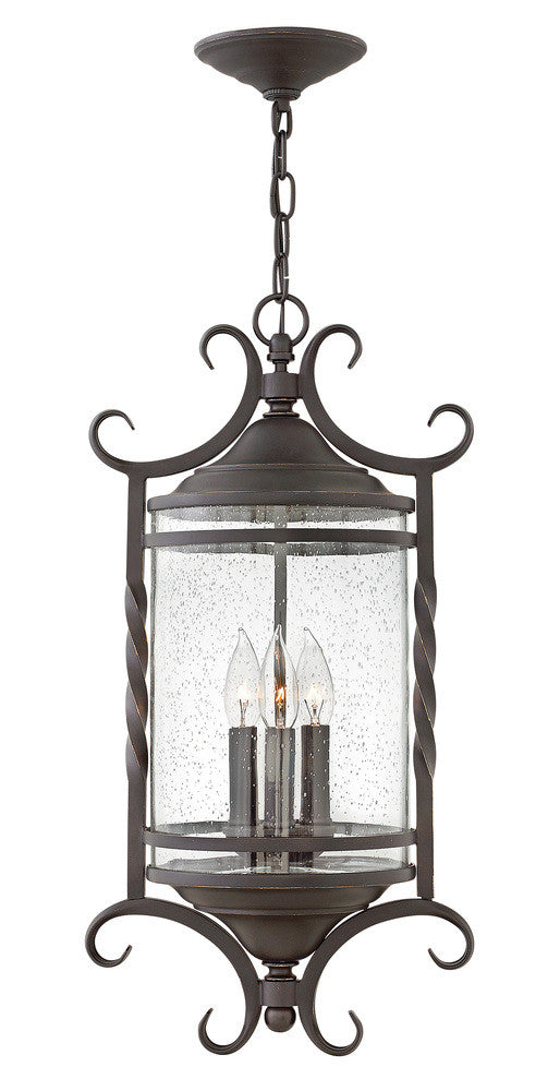 Hinkley Casa Outdoor Hanging Lantern Olde Black
