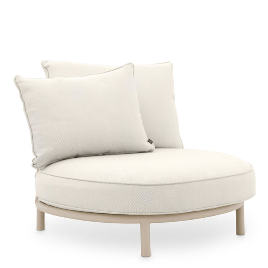 Eichholtz Laguno Outdoor Chair, Sand, Lewis Off-white/grey (116077)