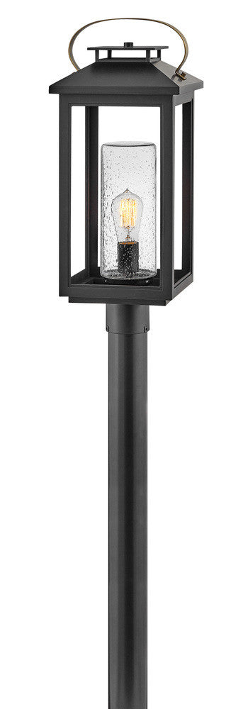 Hinkley Atwater Outdoor Post Mount Lantern Black