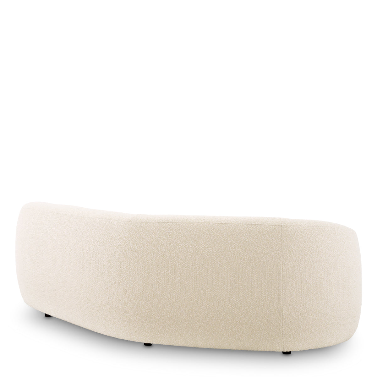 Eichholtz Blaine Sofa, Bouclé Ivory, Black Feet (A116405)