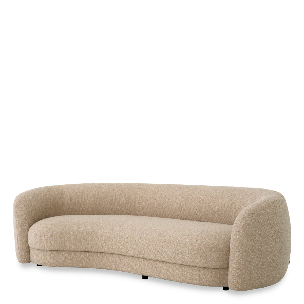 Eichholtz Blaine Sofa, Bouclé Sand, Black Feet (A116844)