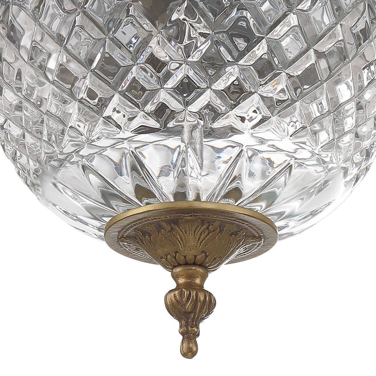 Crystorama Ceiling Mount 2 Light Flush Mount Polished Chrome