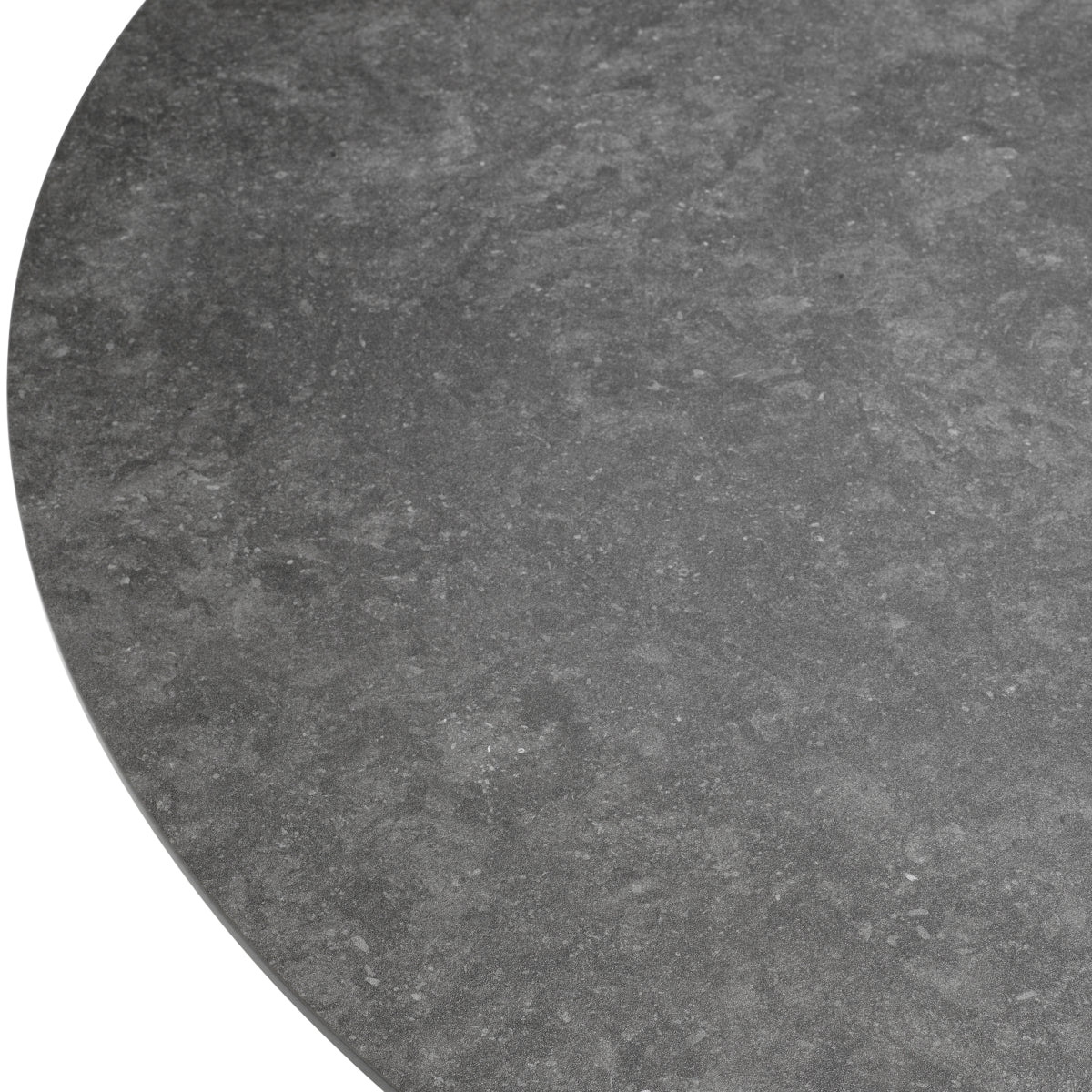 Eichholtz Volterra Round Outdoor Dining Table, Bronze, Ceramic Marble-look Top (117743)