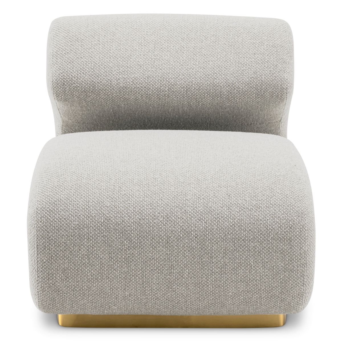 Eichholtz Sansome Chair, Rêve Grey, Brushed Brass Base (A118030)