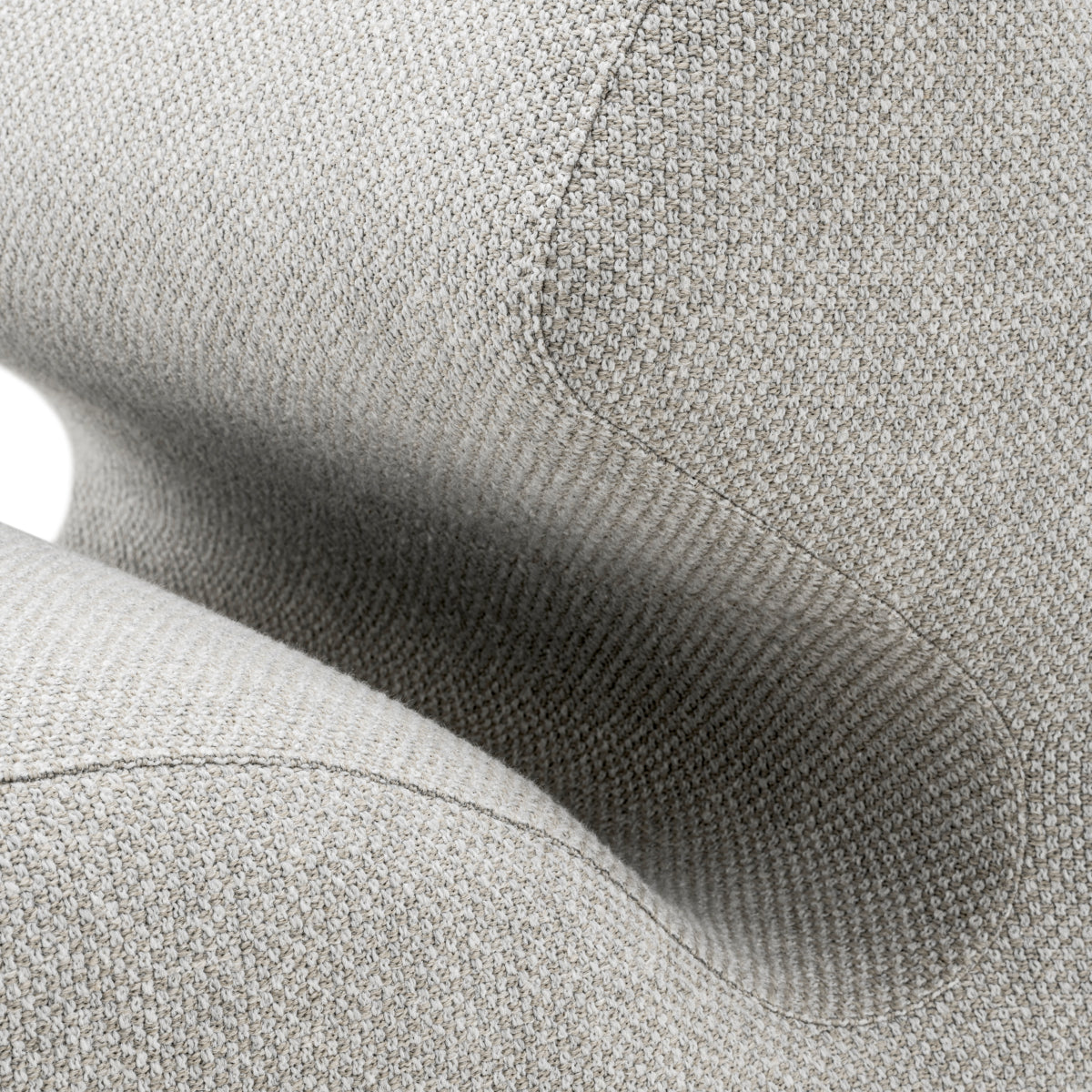 Eichholtz Sansome Chair, Rêve Grey, Brushed Brass Base (A118030)