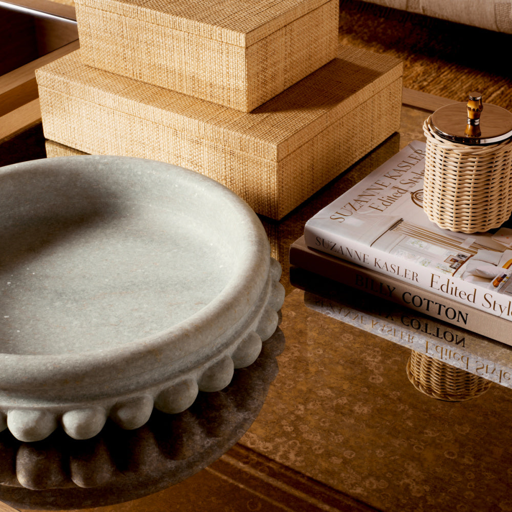 Eichholtz Yerba Bowl, White Marble (118078)