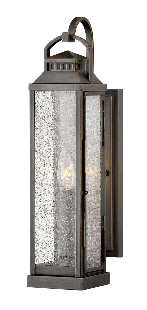 Hinkley Revere Outdoor Wall Mount Lantern Blackened Brass