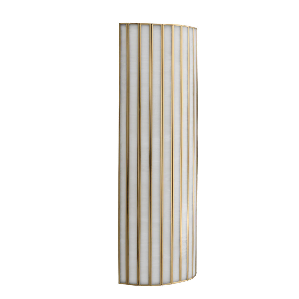 Eichholtz Monari Wall Lamp, Antique Brass, Handmade Glass (118251UL)
