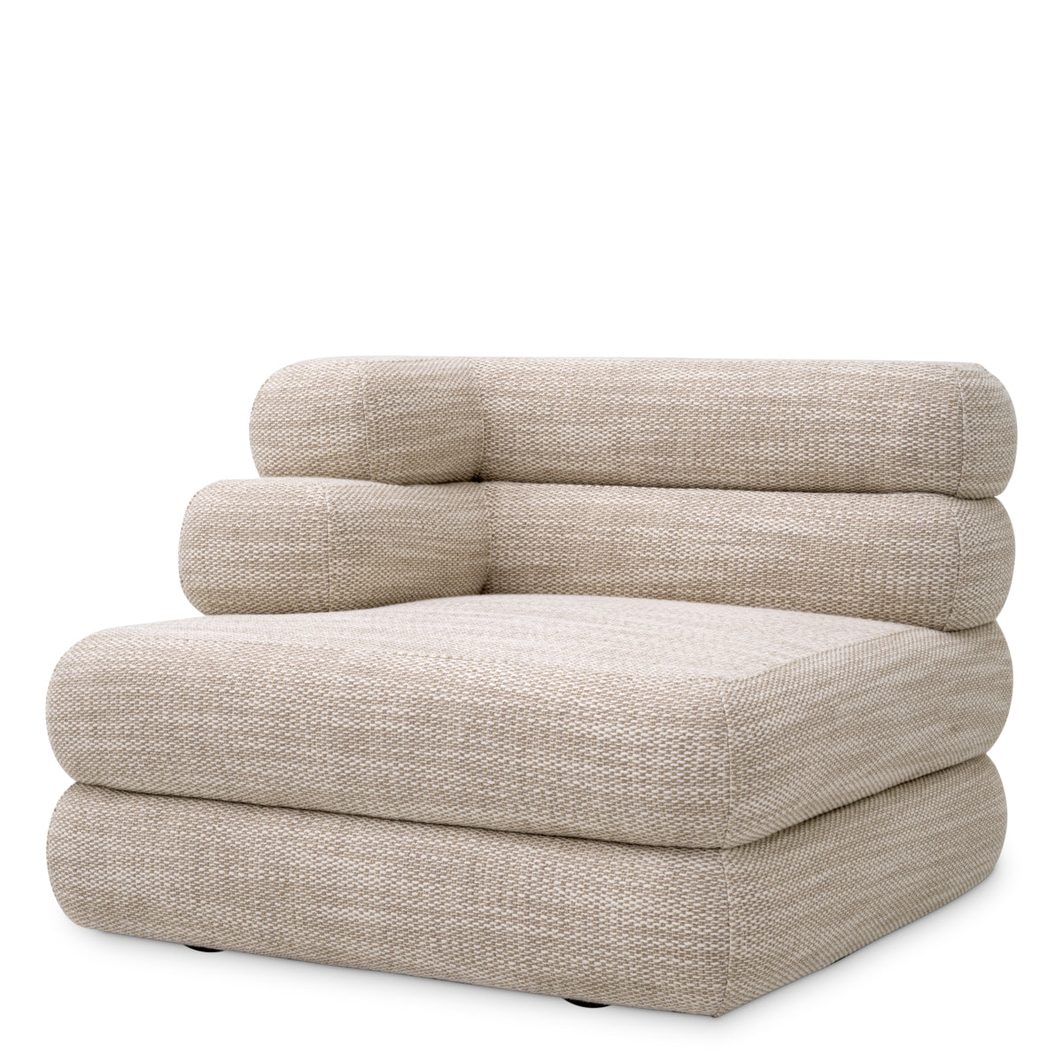 Eichholtz Malaga Modular Sofa, Skyward Sand, Black Feet (A118383)