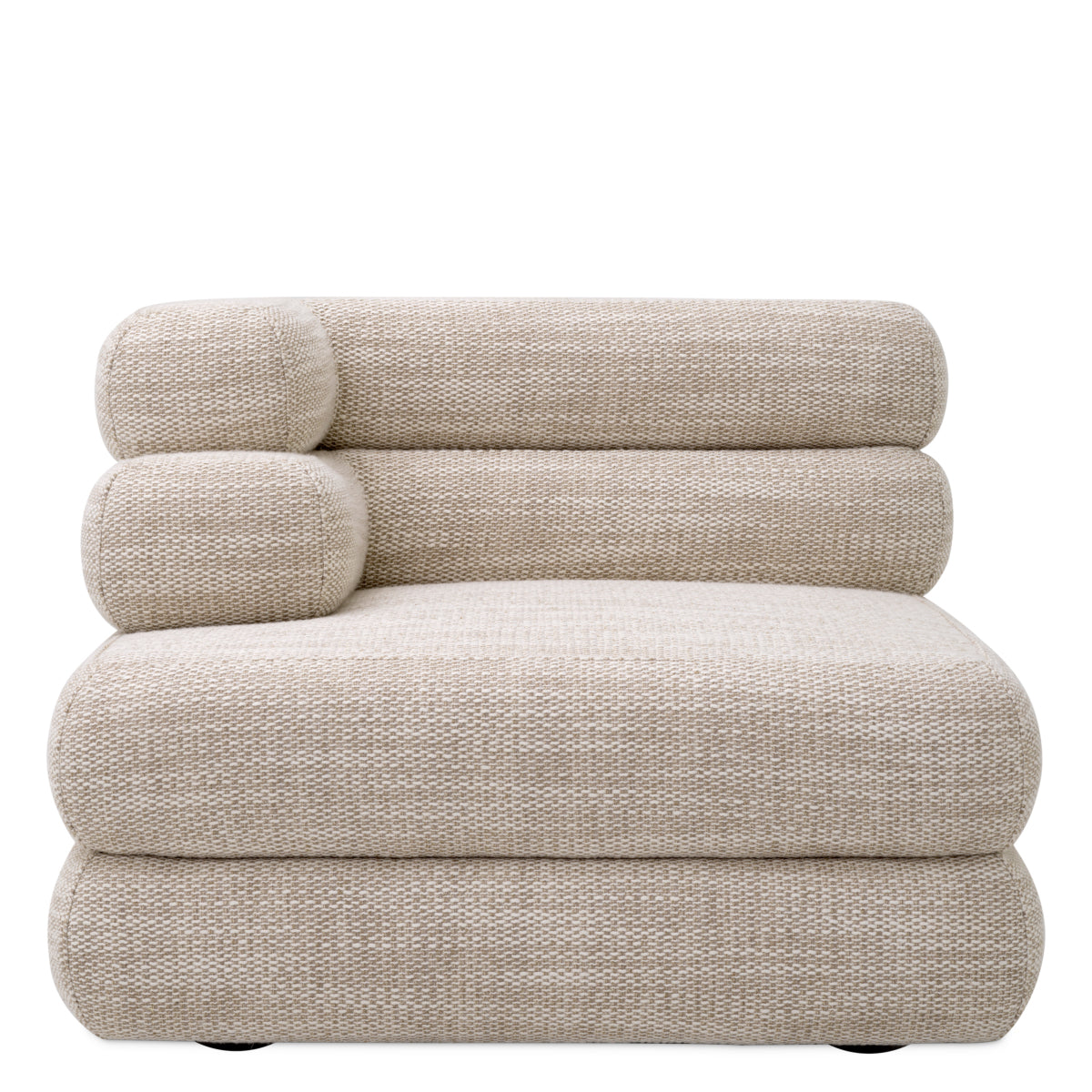 Eichholtz Malaga Modular Sofa, Skyward Sand, Black Feet (A118383)