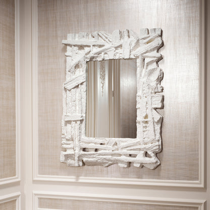 Eichholtz Masonic Mirror, Matte White (118405)