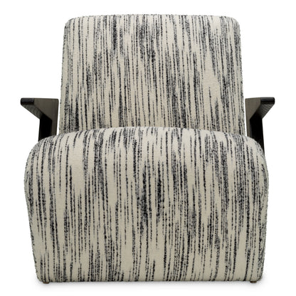 Eichholtz Venosa Chair, Radiance Black And White, Black (A118434)